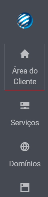 Área do cliente.
