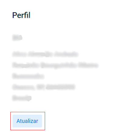 Em seu contato, clique em Atualizar.