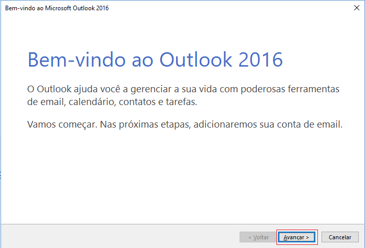Clique em Avançar.