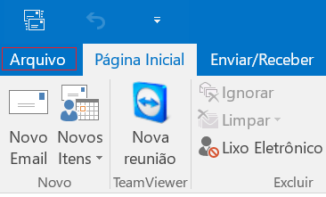 Na aba Arquivo.