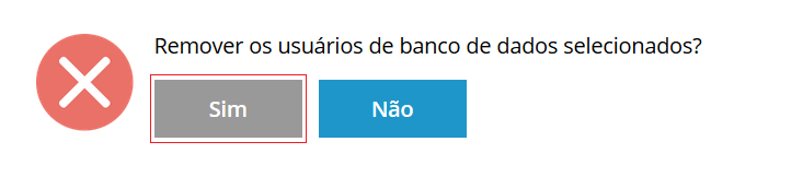 Confirme sua decisão.