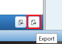 Clique no ícon de Exportar.