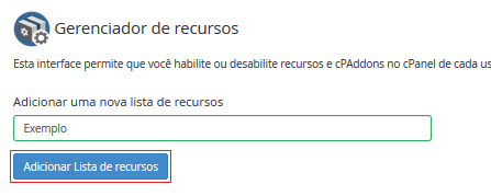 Clique em Gerenciador de Recursos.