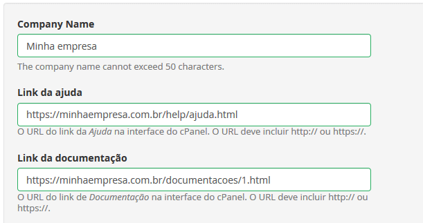 Preencha os dados solicitados.